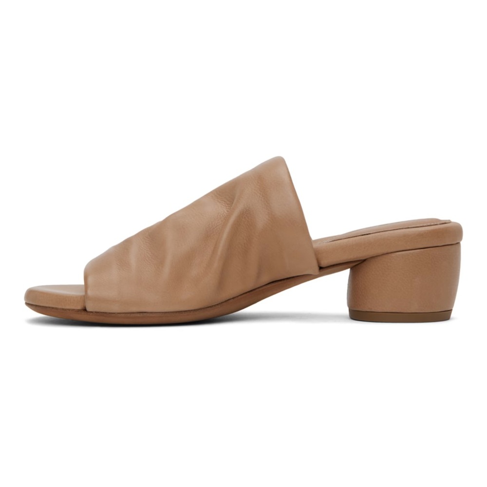 MARSÈLL Tan Otto Heeled Sandals - Picture 4 of 5